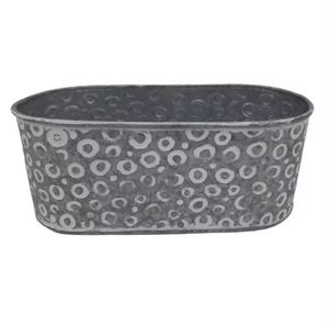 Product Iron <b>Rectangular</b> Planter Galvanised Wash usage for Garden Decorative Flower <b>Pots</b> Bulk Metal <b>Pots</b> & Planters - Product Image 3