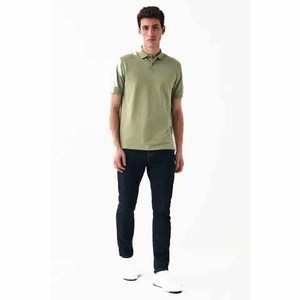 Polo pour hommes à col rabattu, coupe classique, manches courtes, couleur unie, dernière conception, en promotion, faible MOQ - Product Image 2
