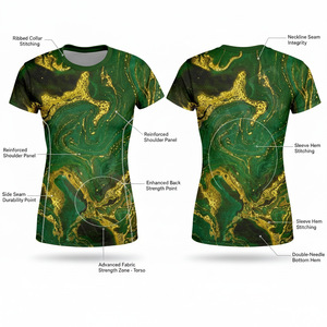 T-shirts de compression de yoga et de natation personnalisés, couleur unie, avec logo, protection UV, prix de gros abordable - Product Image 2