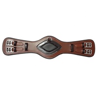 Sangle en cuir marron de dressage de qualité supérieure pour chevaux