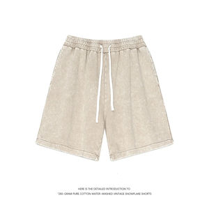 Pantalones Cortos Retro Americanos Lavados, Holgados, de Moda, en Oferta, Tendencia de Verano, Estilo Hip Hop, Casuales, Deportivos, Unisex, de Cinco Cuartos, de Algodón - Product Image 2