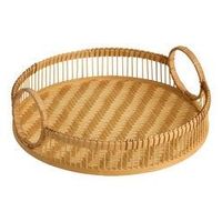 Paniers en bois tressés à la main modernes pour la cuisine, la garde-robe, le rangement des aliments, la maison, la chambre d'hôtes, le salon, la salle à manger, le restaurant, le bar