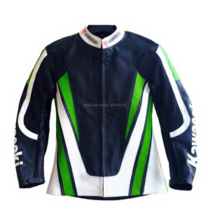 Chaqueta de Motocicleta de Invierno para Hombre, de Cuero Genuino, con Cierre de Cremallera, Estilo Formal, Diseño Sólido, Parche con Logotipo Personalizado - Product Image 2