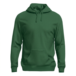 Sweat à capuche unisexe personnalisable en tricot épais et écologique, coupe classique, col à capuche, décontracté, uni, avec boutons, idéal pour l'automne - Product Image 5
