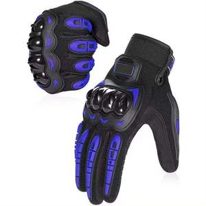New Arrival Own Logo Customized Polyester Nylon <b>Touch</b> <b>Screen</b> Motorcycle Racing <b>Gloves</b> Full Finger Quick Drying Summer Sports - Product Image 4