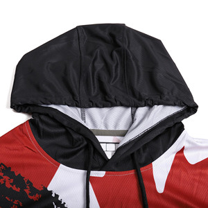 Camiseta Profesional con Capucha para Sublimación, 100% Poliéster, Ligera, Transpirable, de Secado Rápido, Manga Corta para Verano - Product Image 5