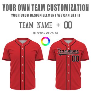 Nouvelle arrivée, maillot de baseball pour jeunes sur mesure, couleur unie, haute qualité, respirant, vêtements de sport tendance, maillot de baseball à la mode - Product Image 5