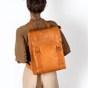 Unisex 100% Genuine Leather Rucksack <b>Laptop</b> <b>Bag</b> Handmade Women's Personalized Backpack <b>Lady</b> Style-LBK-0013 - Product Image 5