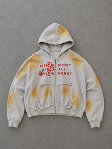 Sudadera con Capucha de Invierno de Corte Regular con Lavado Ácido Personalizado, Premium, de Algodón 100% de Alto Gramaje, Forro Polar, Ecológica, de Secado Rápido y Transpirable - Product Image 4