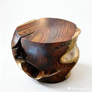 Modern Classic Artistic Decorative Handcrafted Natural Eco-friendly Sono Root <b>Stool</b> Chairs for Bedroom Gym Mall Home Furniture - Product Image 5