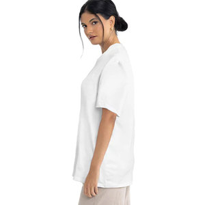 Camisetas de algodón 100% orgánico para hombre y mujer, diseño propio, camisetas de algodón grueso 7200 para hombre y mujer, camisetas de calidad de marca. - Product Image 3