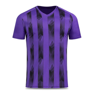 Nouvelle arrivée : Maillot de football respirant à col rond, séchage rapide, logo personnalisé, grandes tailles, tenue de football à prix bas, respirant, meilleur OEM - Product Image 2