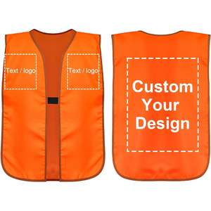 2025 Blaze Orange gilet personnalisé haute visibilité unisexe chasse gilet de sécurité respirant coupe-vent solide impression pour hommes femmes - Product Image 3