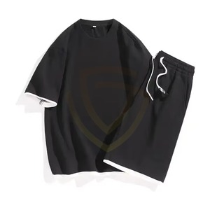 Ensemble Sportswear Homme Personnalisé 2026 – Tenue Décontractée de Haute Qualité avec Short et T-shirt pour l'Été - Product Image 2
