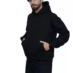 Sudadera con Capucha Personalizada de Moda de Última Generación para Hombre, 100% Algodón, con Logotipo Impreso, Sudadera Básica con Cuello Redondo - Product Image 4