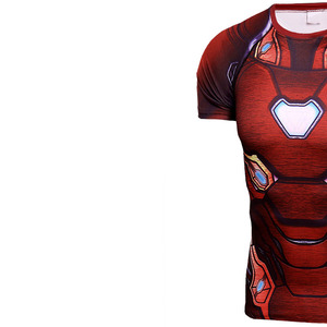 เสื้อยืดแขนยาวผู้ชายลายไอรอนแมน ทรงโอเวอร์ไซส์ ระบายอากาศได้ดี เป็นมิตรกับสิ่งแวดล้อม ผลิตจากโพลีเอสเตอร์ แห้งเร็ว คอกลม สไตล์สปอร์ต ลำลอง - Product Image 4