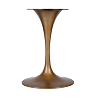 Pieds de table en fer simple, personnalisables, style trompette, base de table moderne en forme de tulipe pour hôtel, restaurant, salon
