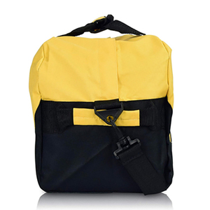 Yellow Black Oxford Gym Duffle Bag with <b>Adjustable</b> <b>Strap</b> 20-30L Capacity Unisex Casual Style - Product Image 6
