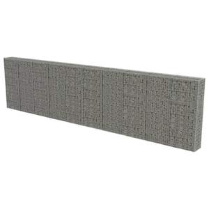 Pared de gaviones de acero galvanizado con cubiertas 236 \ "x11.8 \" x59 \ "para paisajismo y terraza - Product Image 2