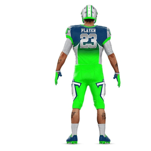 High Quality Custom Team Name American Football Jerseys Front Letter Heat-Transfer Printed Quick Dry Unisex Adult Sportswear - Product Image 5