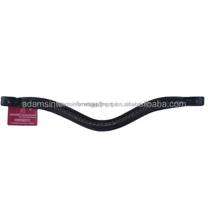 Brida de caballo de cuero ondulado de oro rosa de alta calidad, productos de caballo Premium de cristal grande de 12mm - Product Image 5