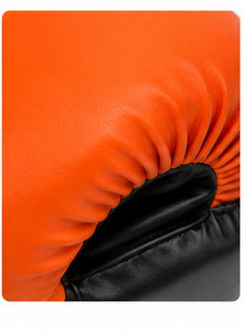 Gants de boxe en PU blancs, à doigts entiers, avec fermeture à lacets, pour adultes - Product Image 4