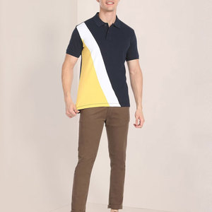 เสื้อยืดแขนสั้นผู้ชายผ้าคอตตอนเนื้อหนา 220 กรัม แห้งเร็ว สำหรับเสื้อกอล์ฟ รับผลิตแบบ OEM ODM พร้อมสกรีนโลโก้และรับผลิตเสื้อผ้ากีฬาแบรนด์ส่วนตัว - Product Image 3