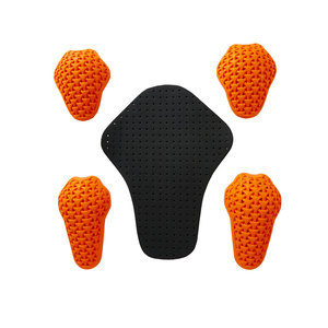 Blouson de moto imprimé noir et orange pour homme, élégant, toutes saisons, protection intégrale, style unique, vente en gros - Product Image 6
