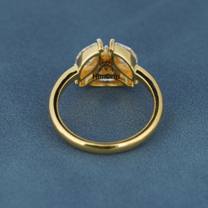 HimDrip LAB. Men's Marquise Cut Lab Grown Diamond Engagement Ring Yellow Gold Luxury IGI Anniversary <b>Wedding</b> Gift Party - Product Image 4