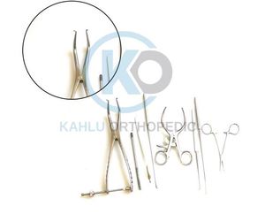 Juego de Instrumentos Profesionales para Cirugía de Menisco, Acero Inoxidable, Pinzas Ortopédicas Manuales, Clase I, Certificado CE por KAHLU ORTHOPEDIC - Product Image 5