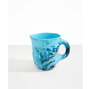Modern <b>Ceramic</b> Water Jug With Handle Blue Colour Design Contemporary Style For Beverage Serving From Best Supplier - Product Image 2