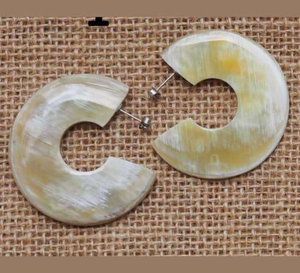 Último Diseño ZEHRA INDUSTRIES, Pendientes de Moda Hechos a Mano con Cuerno de Búfalo Pulido, Resistentes al Agua, para Chicas con Estilo - Product Image 4