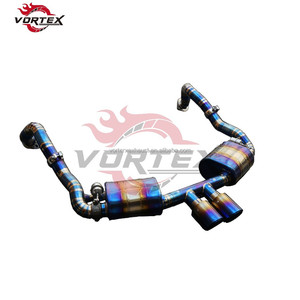 Système d'échappement Catback en titane de grade 5 Vortex pour Porsche Boxster & Cayman 987.1 987.2 981 Ti avec soupape, installation facile - Product Image 4