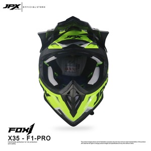 หมวกกันน็อค JPX Fox1 Motif X 35 Supermoto Cross มอบการปกป้องที่เหนือกว่าและดีไซน์โดดเด่นเพื่อประสบการณ์มอเตอร์ครอสสุดยอด - Product Image 1