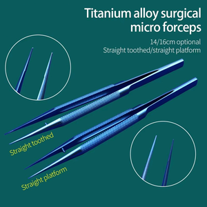 Juego de Instrumentos Microquirúrgicos Oftálmicos para Cirugía de Mano: Tijeras Corneales, Pinzas, Portaagujas Microscópico, Pinzas Microquirúrgicas - Product Image 2