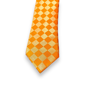 Corbata Formal de Diseñador 100% Seda con Diseño a Cuadros en Rosa, Negro y Plateado |   Trajes Ecológicos a Medida para Bodas y Eventos Empresariales Masculinos - Product Image 2