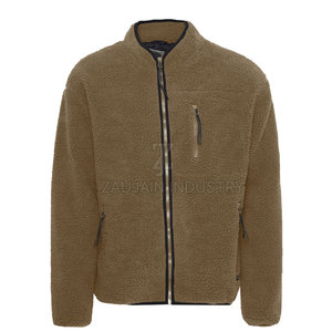 Veste en laine décontractée pour hommes, coupe ample, tissu doux et chaud, épaules tombantes, design personnalisé, fournisseur en gros, best-seller - Product Image 4