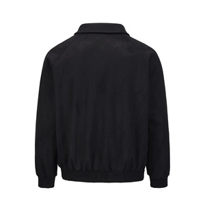 Chaqueta Cortavientos de Alta Calidad para Hombre, Chaqueta Bomber de Piel Sintética con Cuello Camisero Personalizado, Estilo Urbano - Product Image 6