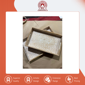Bandeja de Madera de Mango y Sheesham Rectangular Hecha a Mano, Ecológica, de Diseño Moderno, de la Mejor Calidad, Disponible en Grandes Cantidades - Product Image 2