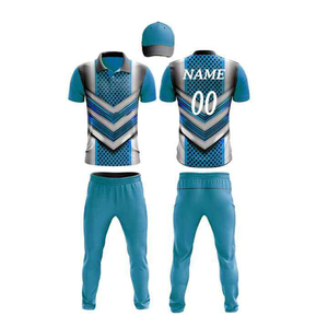 Créez votre propre uniforme de cricket avec logo personnalisé / Maillot et pantalon en polyester sublimé de haute qualité, couleur personnalisée, OEM/ODM disponible - Product Image 4