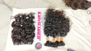 Vente en gros d'extensions de cheveux Remy indiens vierges à cuticules alignées à 100% mèches naturelles droites à double trame - Product Image 3