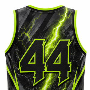 Exportateur de maillots de basket-ball imprimés offrant des caractéristiques de performance, production de maillots de basket-ball brodés pour les matchs professionnels - Product Image 5