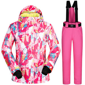 Topgear <b>Ladies</b> <b>Ski</b> Snowboard Customization Jacket and <b>Pant</b> Sets for Winter Outdoor Snow Wear Sportswear 100% Polyester for Women - Product Image 2