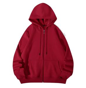 Nueva Moda para Hombre, Sudadera con Capucha para Otoño e Invierno, Estilo Urbano, Manga Larga, Holgada, Color Sólido, Informal, de Forro Polar - Product Image 1