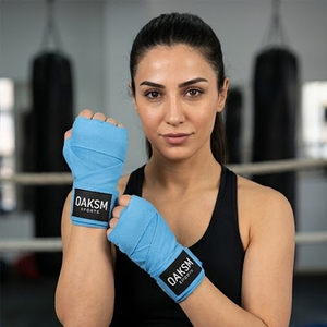 Vendas de Boxeo Resistentes, Lavables a Máquina, Mezcla de Algodón Premium, Vendas Internas de Fijación Rápida, Vendajes de Protección - Product Image 1