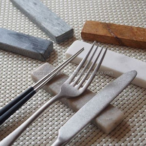 Couverts en marbre faits à la main repose-couverts pour la décoration intérieure moderne Table à manger de cuisine et présentoir d'accessoires de table de luxe - Product Image 6