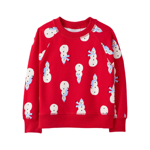 Sweat-shirt décontracté à col rond pour bébé garçon, imprimé intégral, en polyester/coton, tricot French Terry, coupe ample - Product Image 2