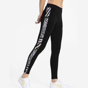 Manufacturer Wholesale Supplier 2026 Fashion Wears Mid Waist Yoga <b>Pants</b> Women Spandex/Polyester Four-Way Stretch <b>Mesh</b> Workout - Product Image 2