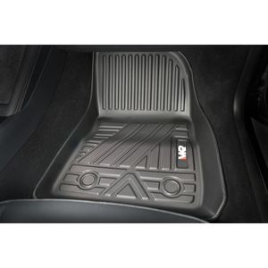 Inodore TPE completamente impermeabile a prova di 2023-2025 Tesla modello 3 protezione del pavimento 6 pz cuscinetti per piedi per tappetino auto circondato - Product Image 3