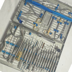 Ensemble d'instruments dentaires parodontaux professionnels de 33 pièces, outils de chirurgie implantaire, outils orthodontiques, acier inoxydable, chirurgie manuelle - Product Image 4